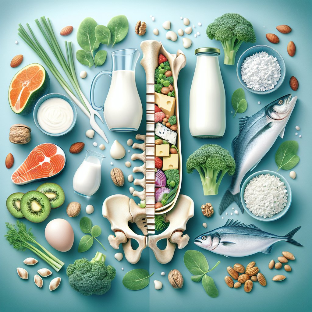 How diet influences bone strength and growth.