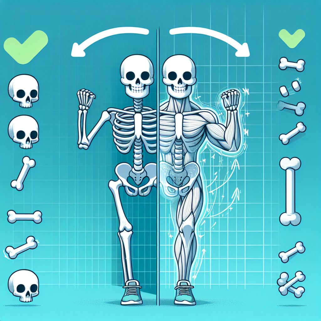 How bones adapt to physical stress and activity.