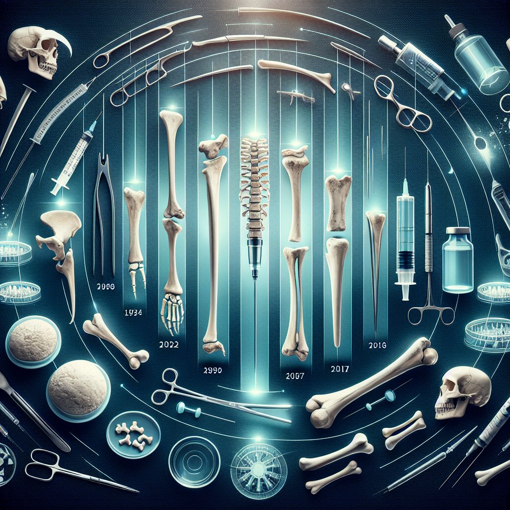 The history of bone transplants in medicine.