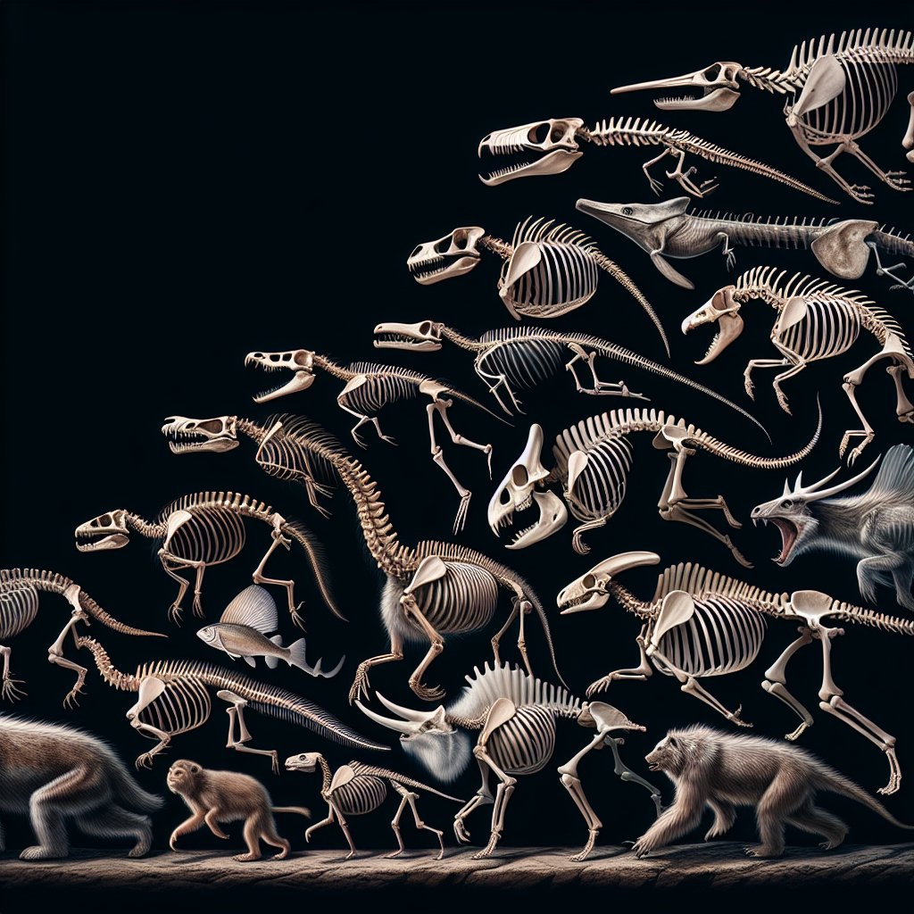 The evolution of bones: How skeletal structures developed in animals.
