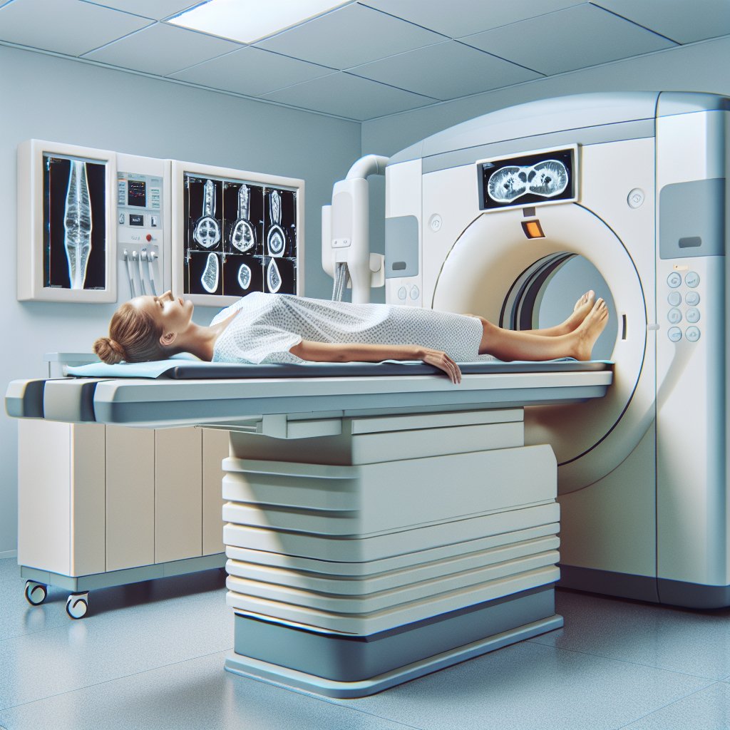 What is bone densitometry, and how is it performed?