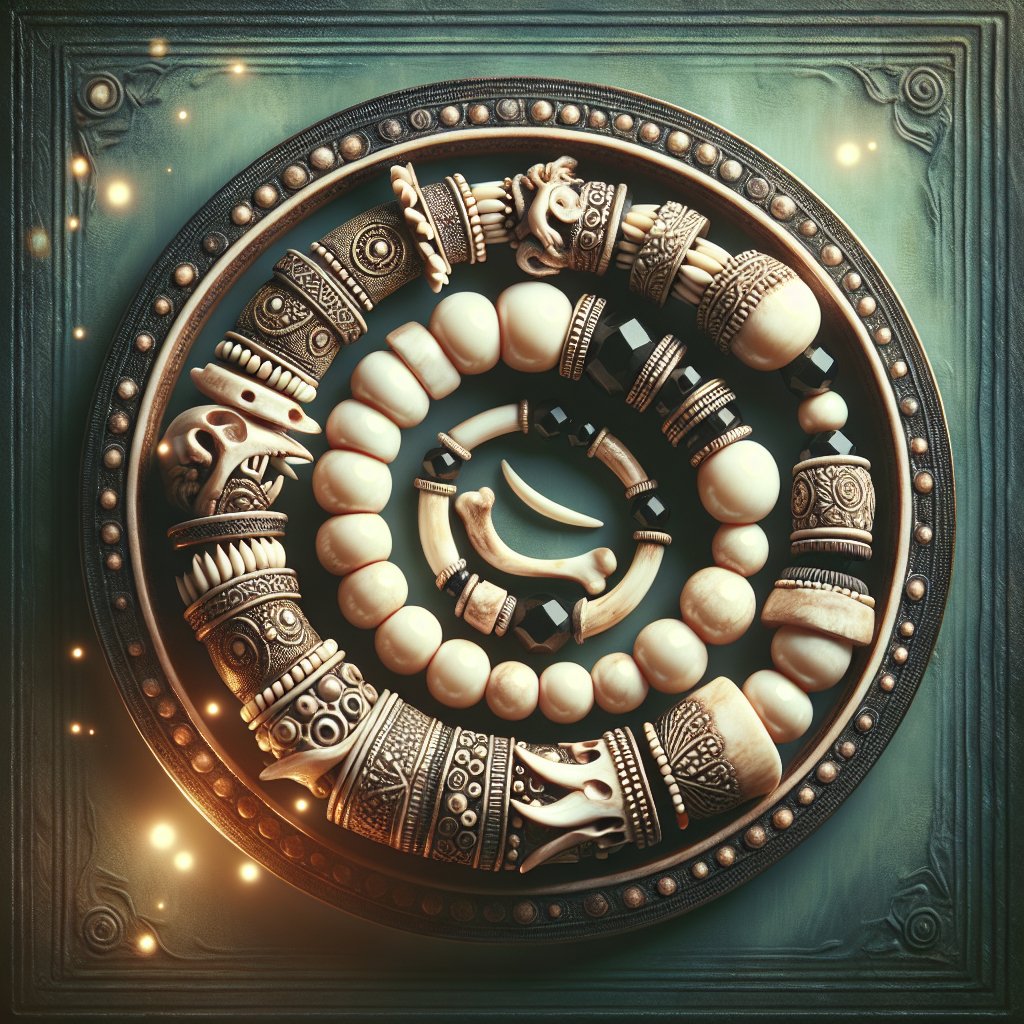 The role of bones in ancient art and jewelry.