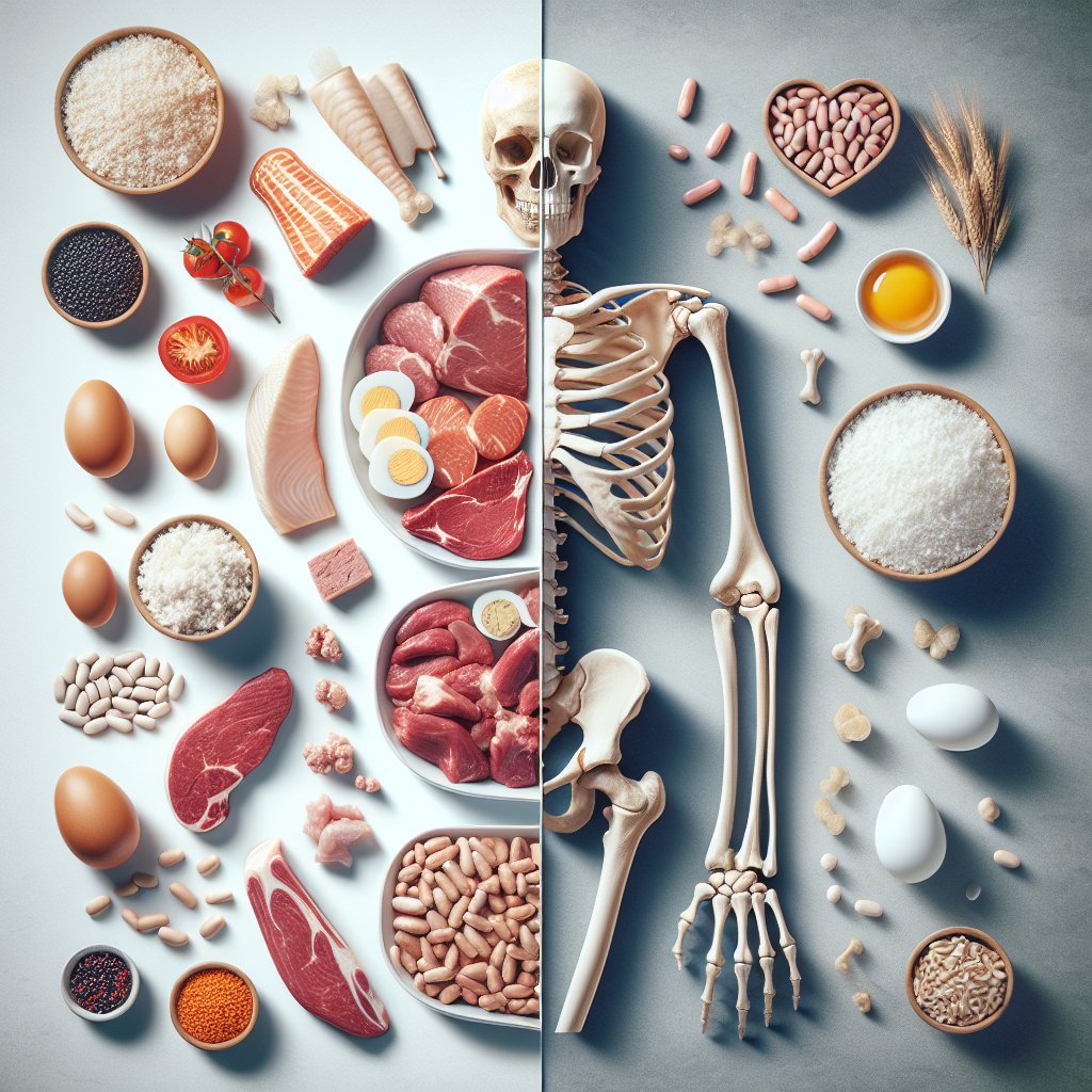 How protein consumption affects bone health.