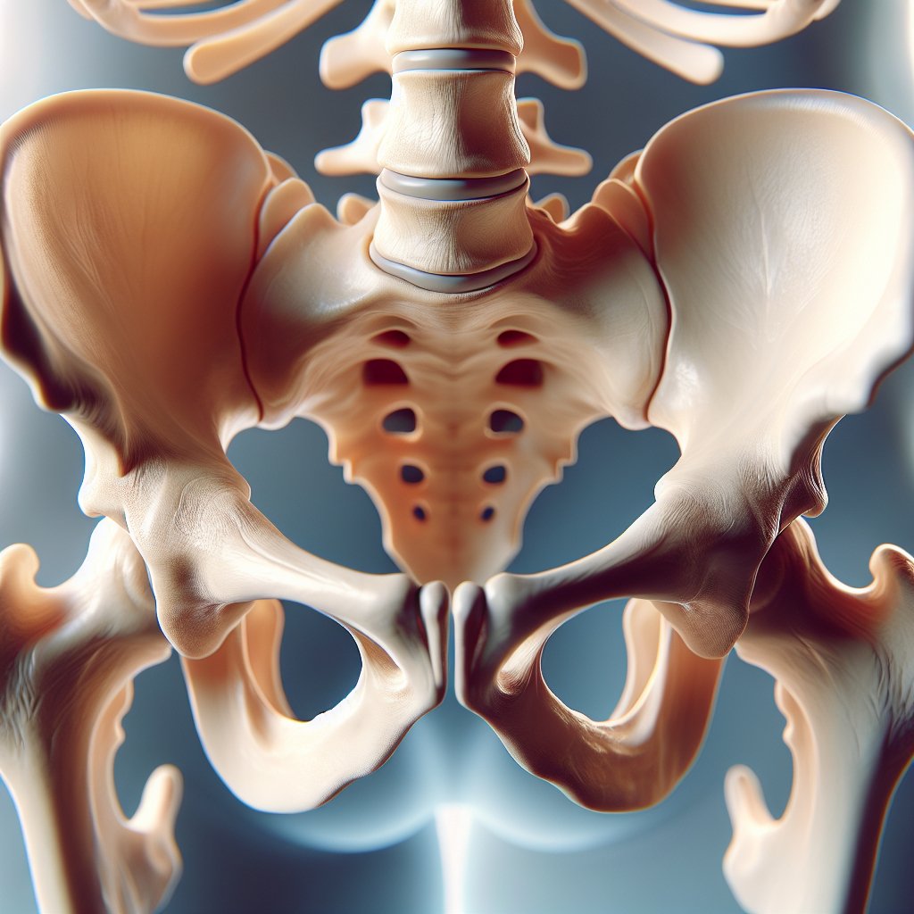 The anatomy and function of the pelvic bone.