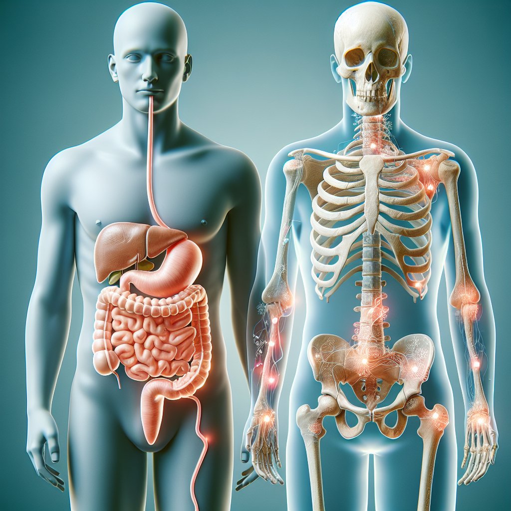 The connection between gut health and bone density.