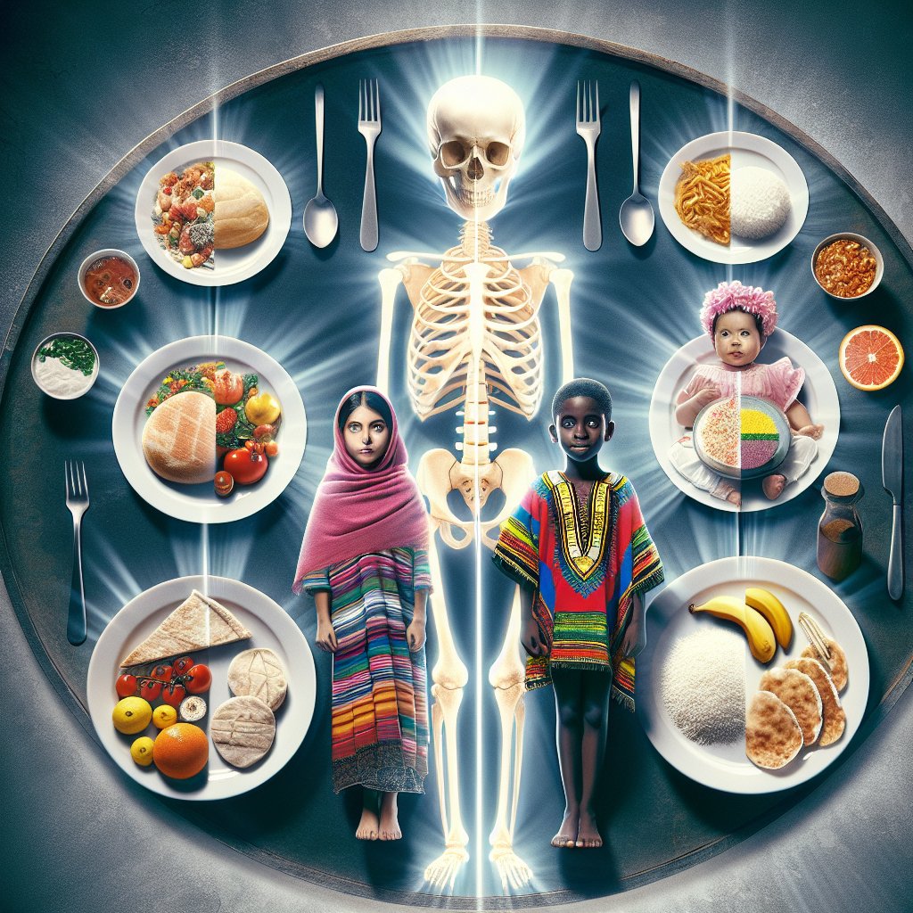 How cultural diets affect bone health worldwide.