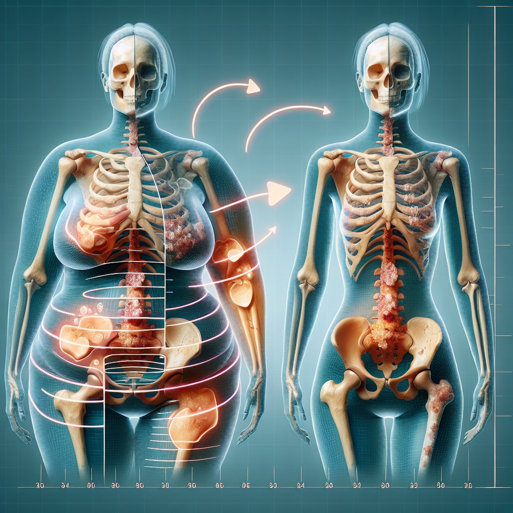 The science of bone density changes during weight loss.