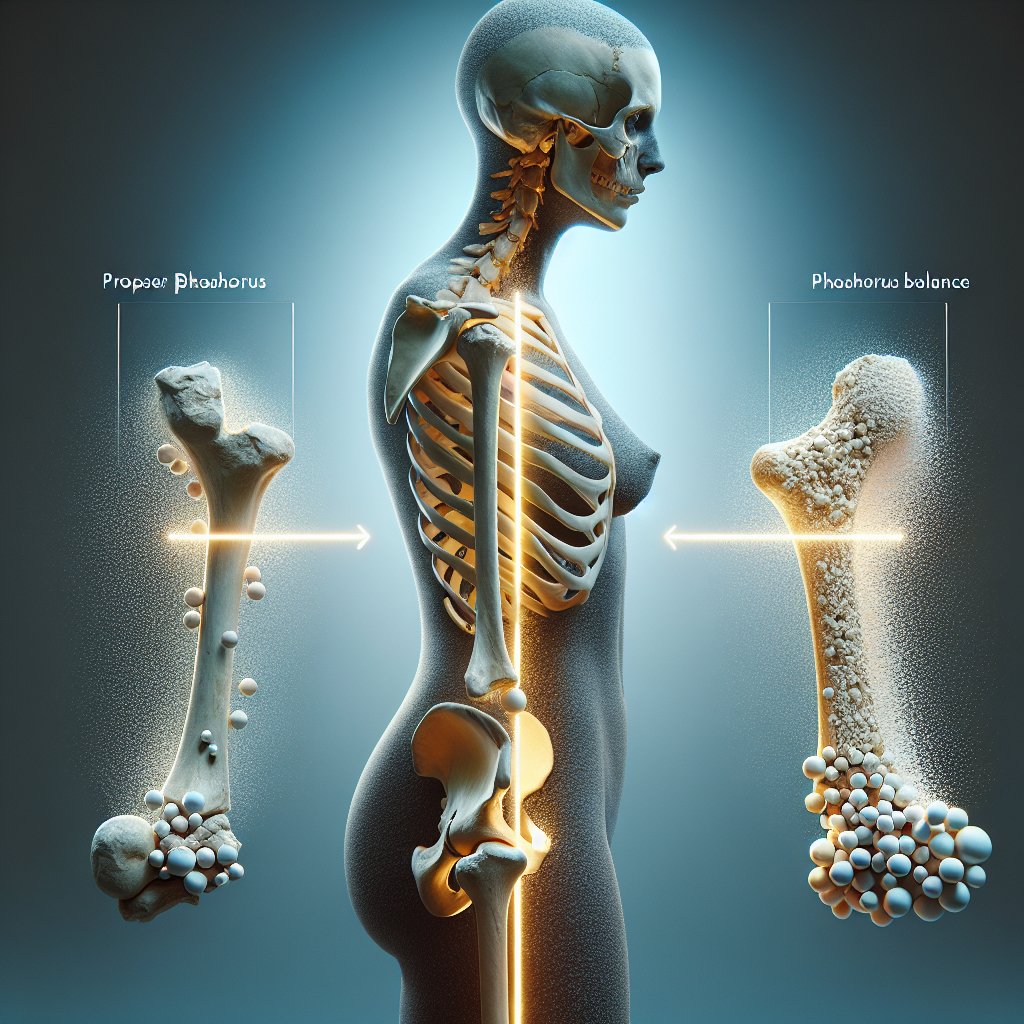 The importance of phosphorus balance for bone growth.